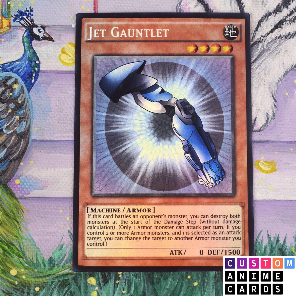 Jet Gauntlet ANIME EFFECT HOLO card