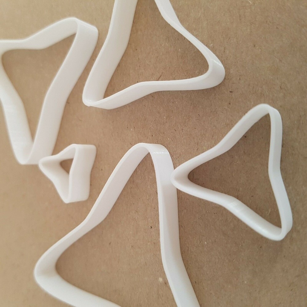 Inverted Triangle Shape Mini Fondant Cutter Small Sugarcraft Icing Tiny Sharp