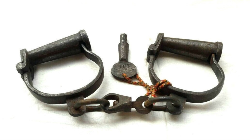 Style Cuff Handcrafted Fine Iron Lock & Handcuffs Key Unique gift