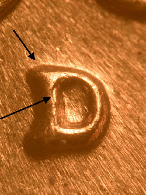 1960-D WRPM#160 D/D Tilted Ch/Gem BU/Uncirculated Red Lincoln Cent Error