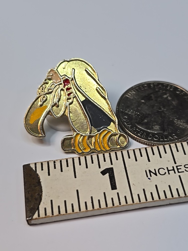 Cartoon Vulture Bird Lapel Pin