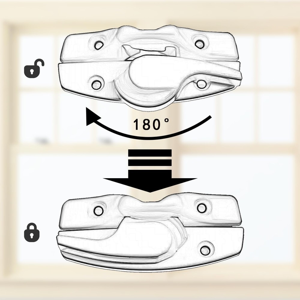 Window Lock for Andersen Sash Lock and Keeper,Window Latches,Window Sash Locks