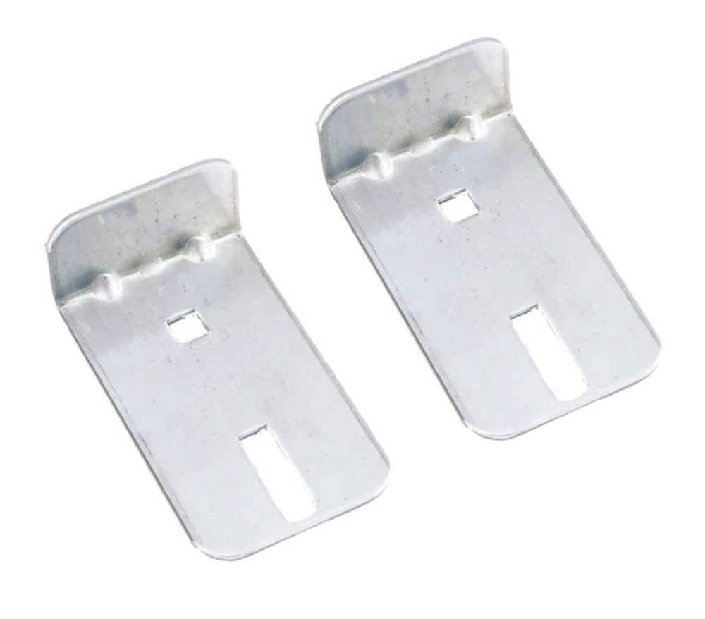 Garage Door Vertical Step Plate / Interior Lift Handle 2 pack PLUS Hardware
