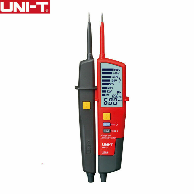 UNI-T UT18D Auto Range Voltage and Continuity Tester with LCD Backlight Date✦Kd