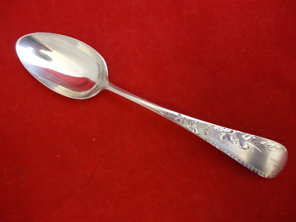 3 Sterling Silver Brite Cut Spoons (#2186