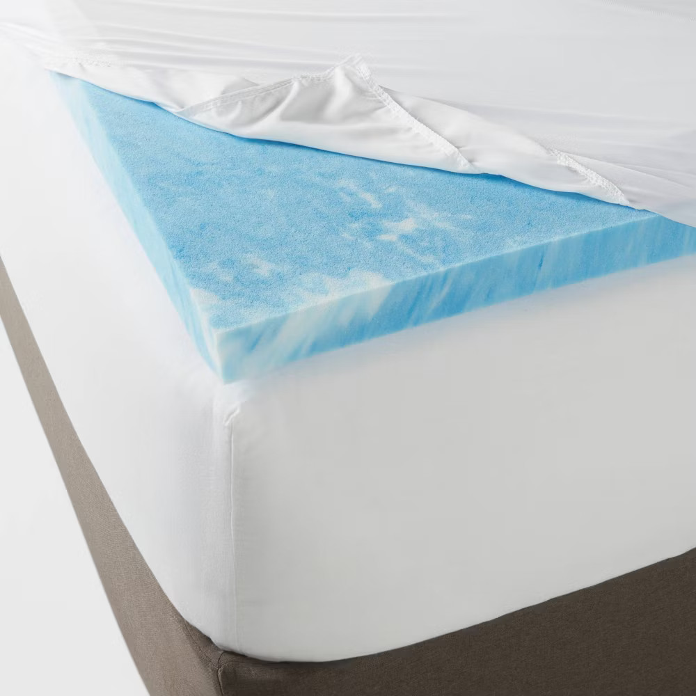King 2" Cool Touch Memory Foam Mattress Topper - Threshold:
