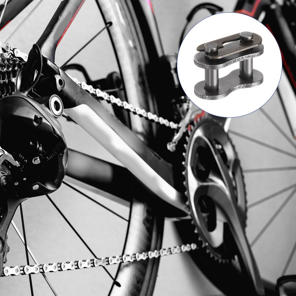 10Pcs #420 Roller Chain Connecting Links 16.6mm Pitch Chain Master Links
