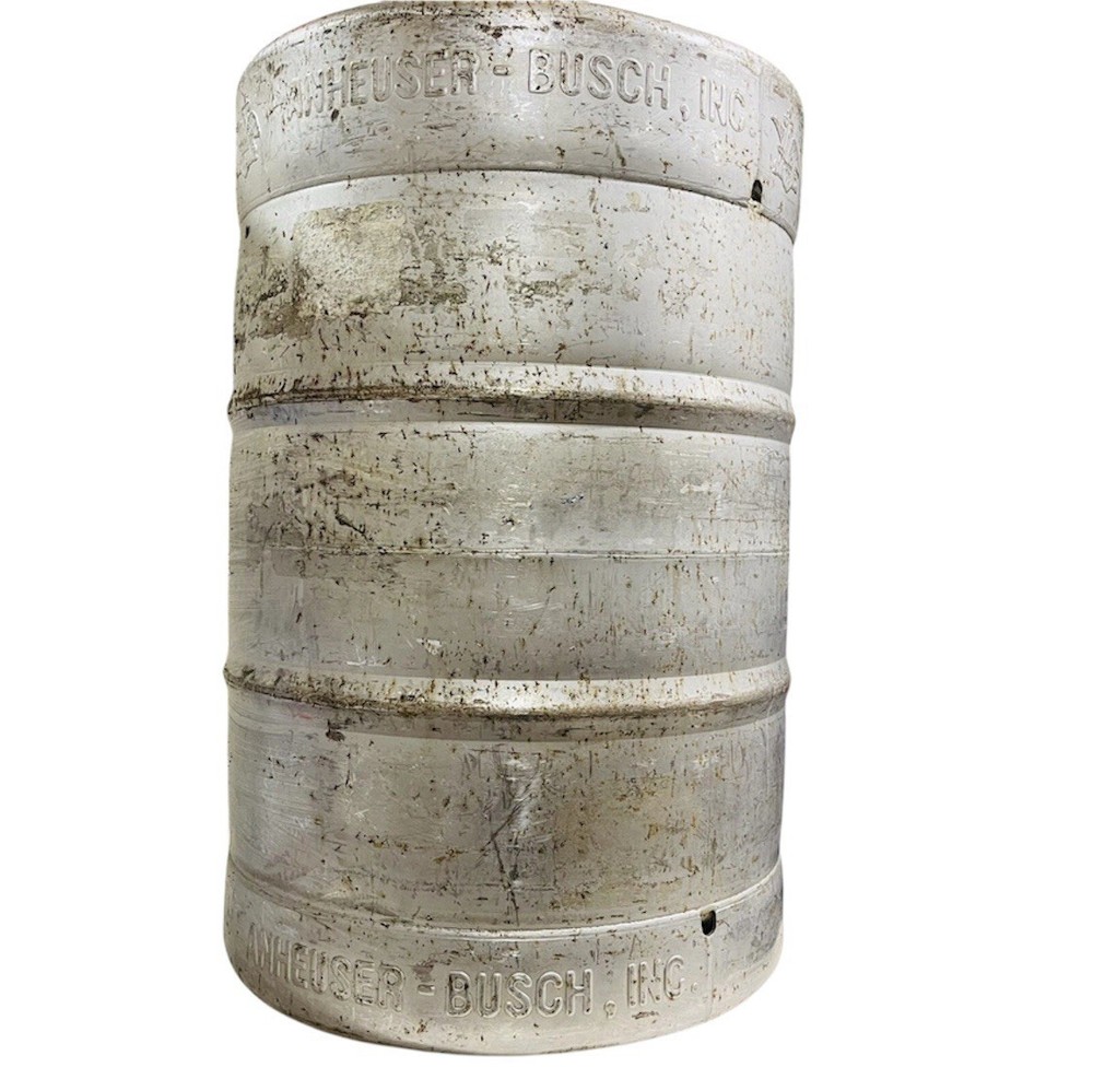 Empty Anheuser Busch Bud Light Keg 1/2 Barrel BIN