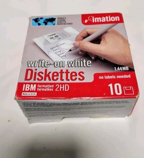 Imation Diskettes 1BM **(VINTAGE)**