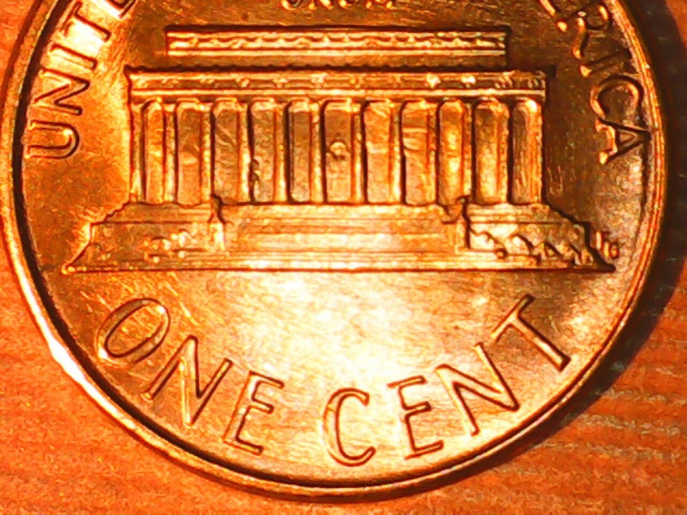 1988 Penny Struck Through Grease Reverse