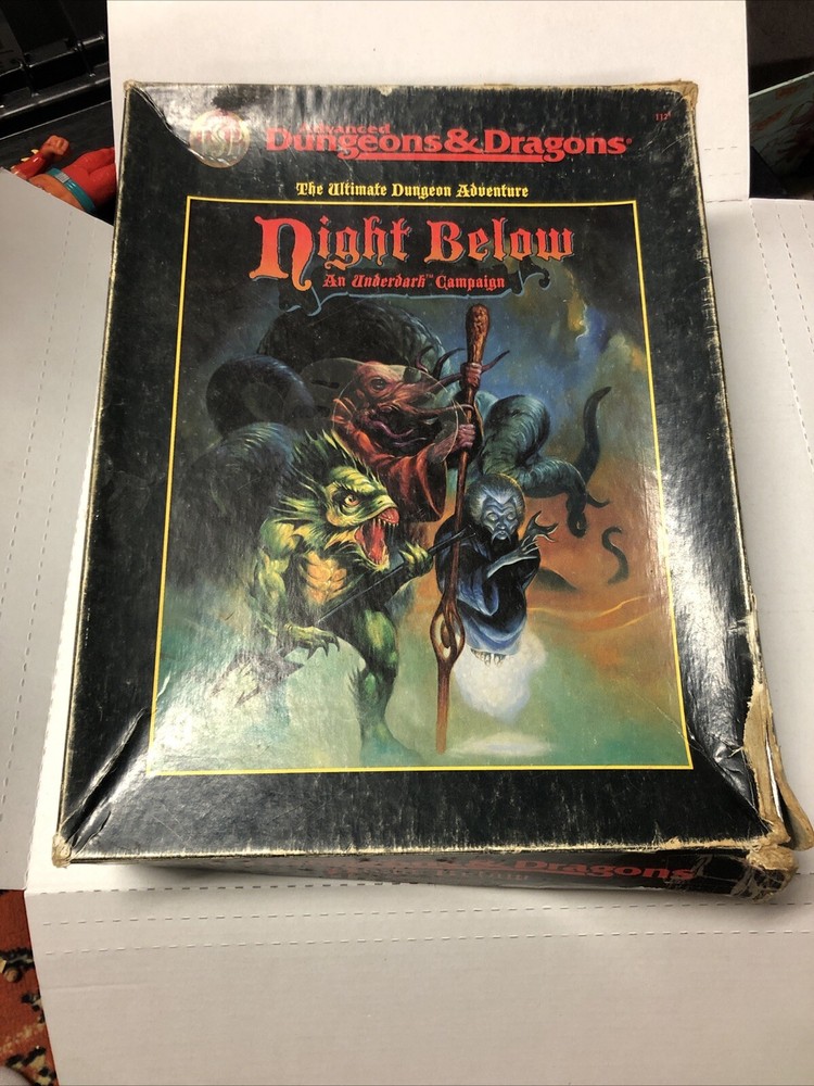 AD&D Dungeons & Dragons Night Below An Underdark Campaign