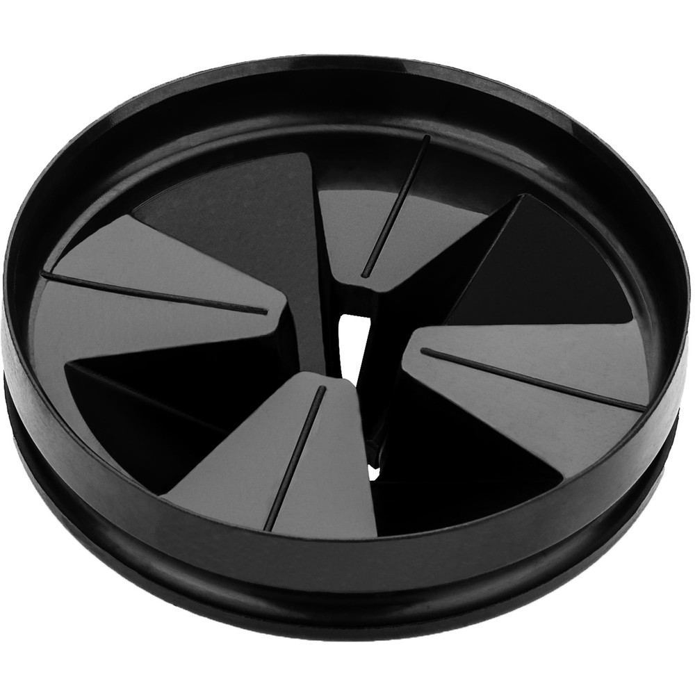 3 3/8" Garbage Disposal Splash Guard QCB-AM for Insinkerator Evolution Black