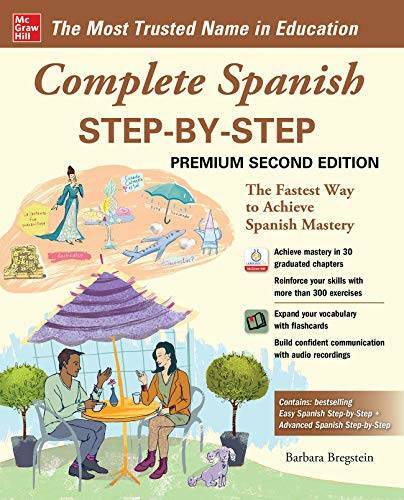 Complete Spanish Step-by-Step, Premium Second Edition - Paperback - VERY GOOD