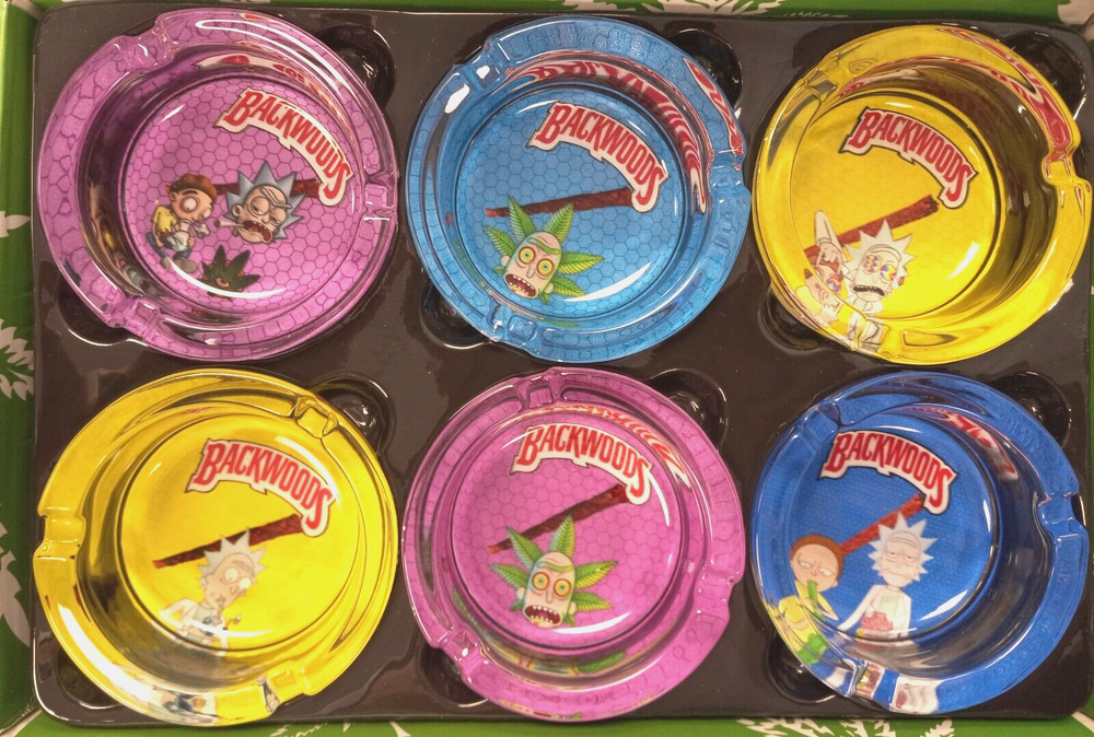 🤩DURABLE GLASS ASSORTED ASHTRAYS 🔥🧡