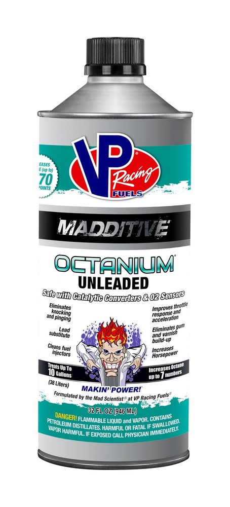VP Racing 29505 Octanium Unleaded Octane Booster 1 Quart New