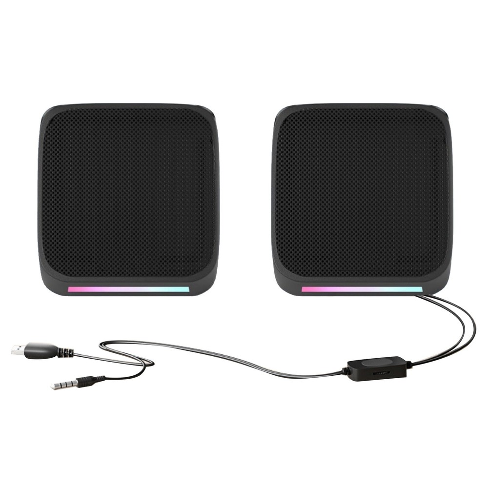 1 Pair Replacement USB Speakers for Computer with Great Distortion-Free Audio
