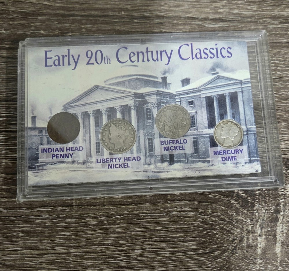 Early 20TH Century Classics 4 Coin Set SEE DESCRIPTION