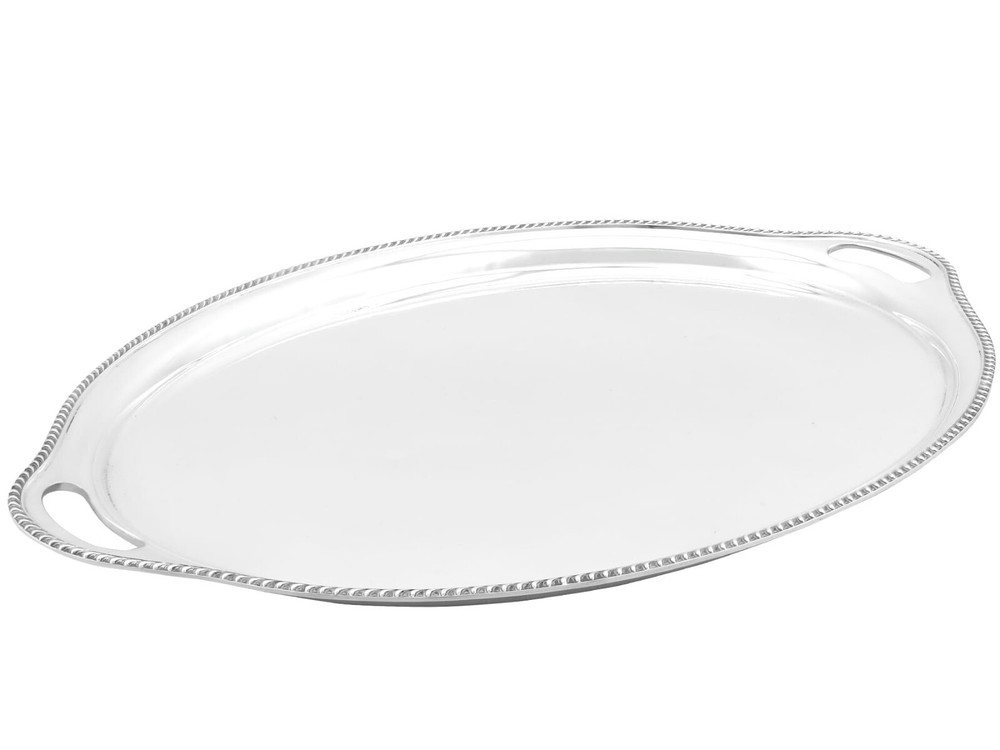 Antique George V Sterling Silver Drinks Tray (1931)