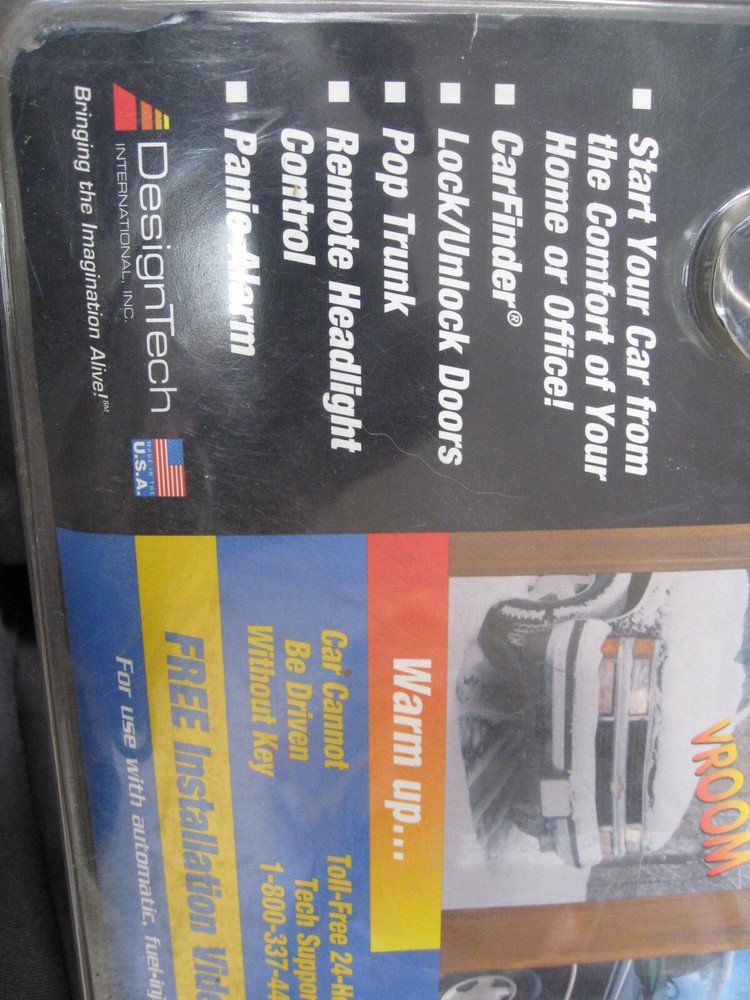 Remote Start Design Tech Auto Command 2700 Remote Control Car Starter 20927