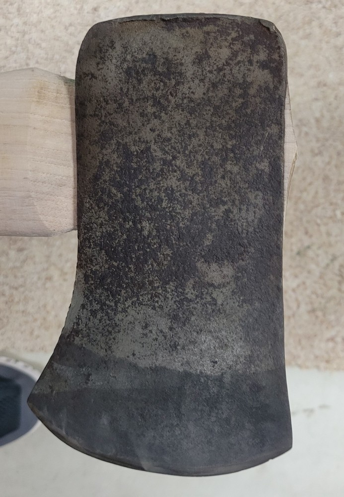 Vintage Unbranded Axe. New  36" Handle. Good Used Condition.
