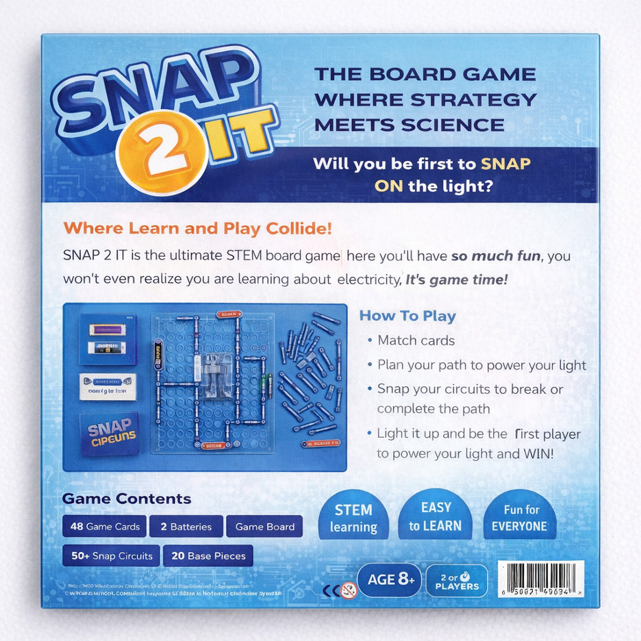 Elenco Snap Circuits Snap-2-It STEM Board Game