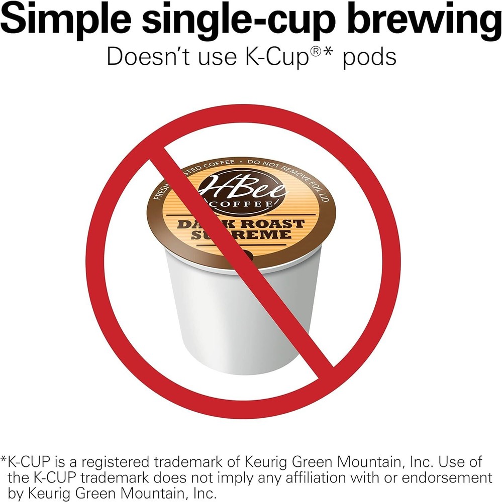 2-Way 12 Cup Programmable Drip Coffee Maker & Single Serve Machine, Glass Carafe