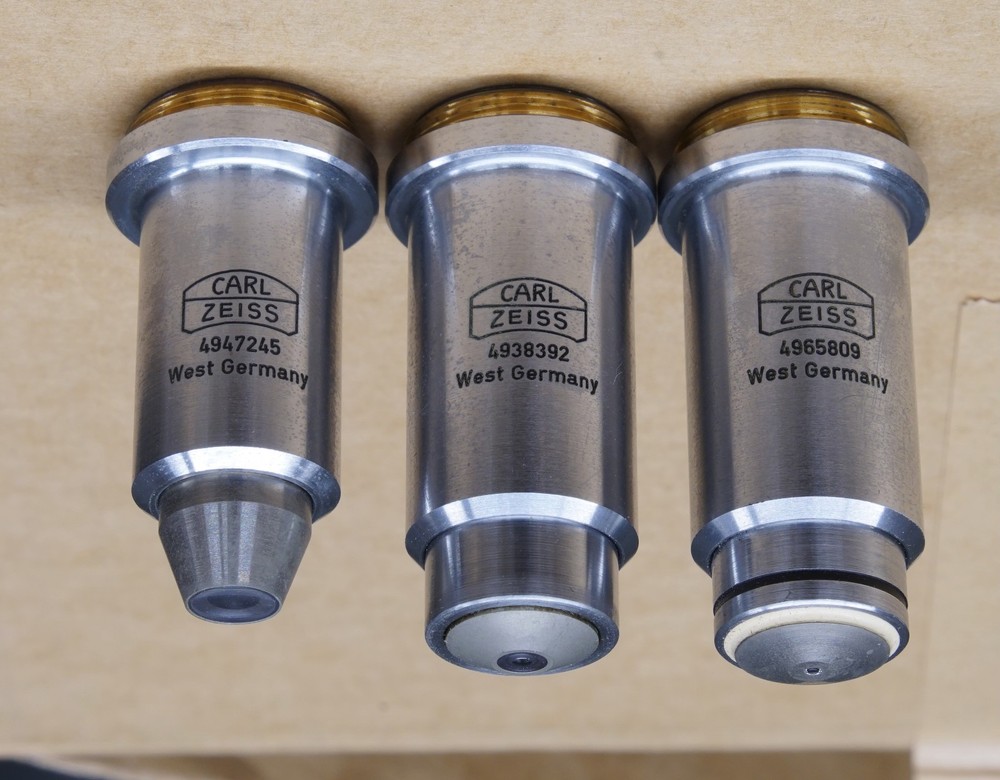 Zeiss Microscope Objective - Lot Of 3 (R6)