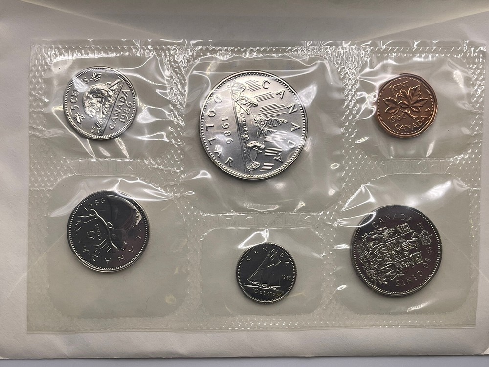1986 Canada Prooflike Uncirculated Coin Set