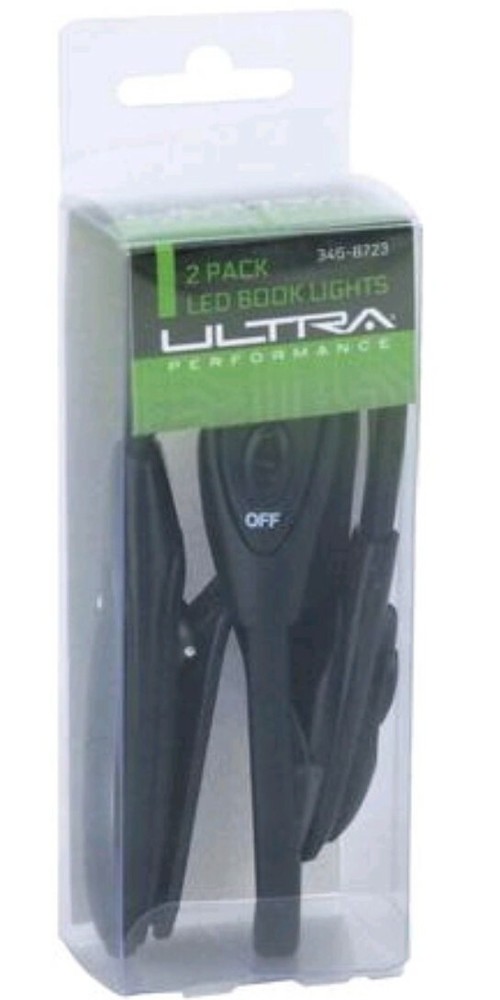 2 Pack Ultra Performance LED Book Lights - 2 pack - FREE BATTERIES INCLUDED!