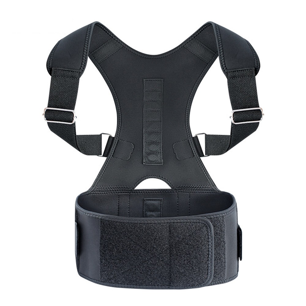 Adjustable Posture Corrector Brace Shoulder Back Support Belt Magnetic Therapy
