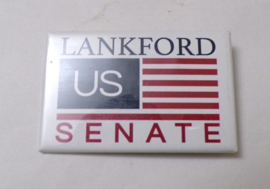 Lankford US Senate Pin Button, Rectangle Metal (CS-4)