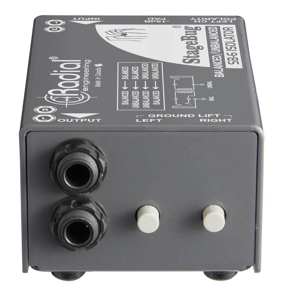 Radial StageBug SB-6 Isolator 2-channel Line Isolator