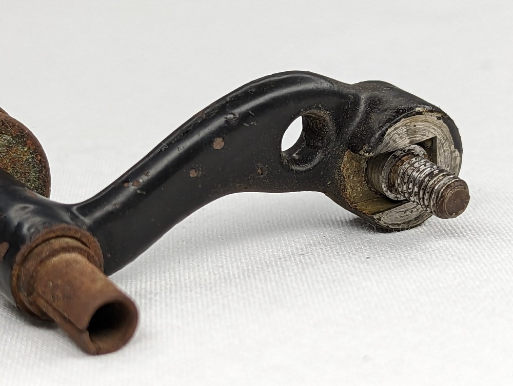 Antique White Rotary Sewing Machine Vintage Thread Guide