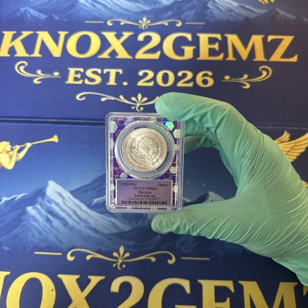 1983-Mo Silver Libertad PCGS MS65