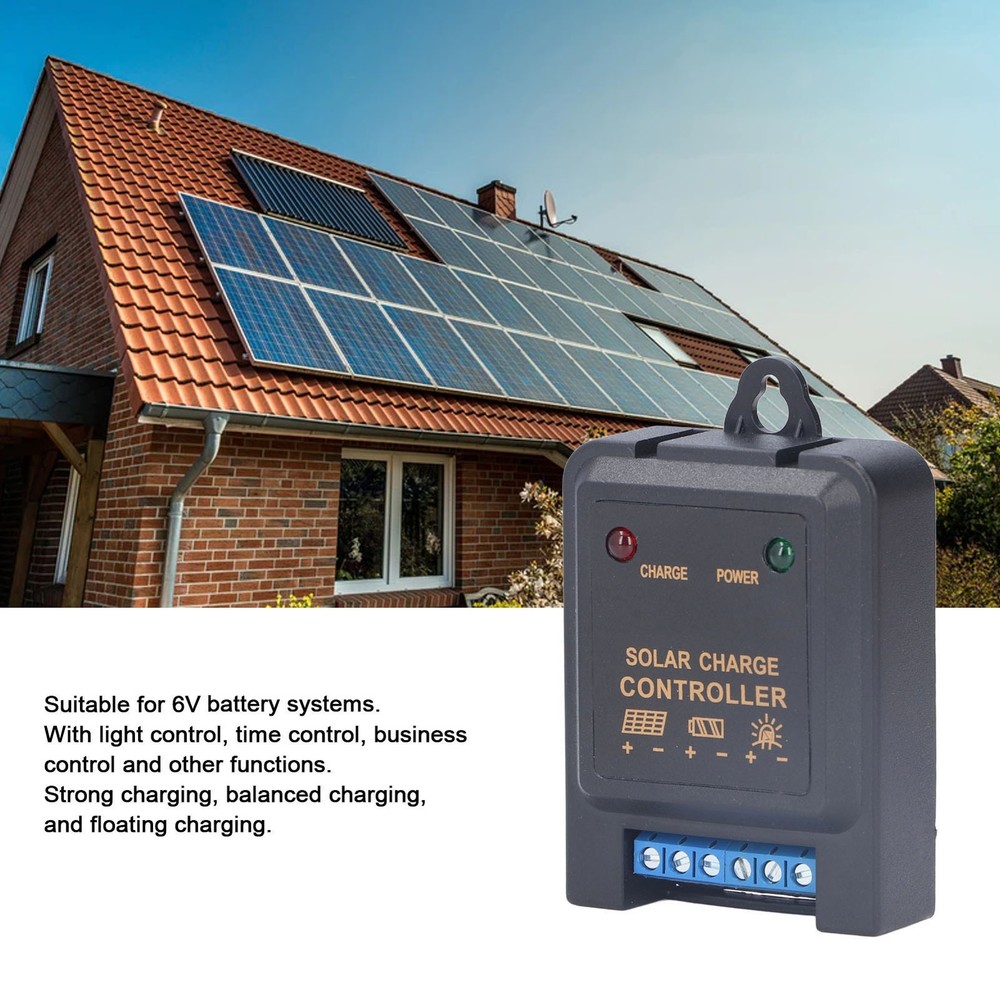 6V 3A Smart Solar Charge Controller For Light Lamp Easy To Use