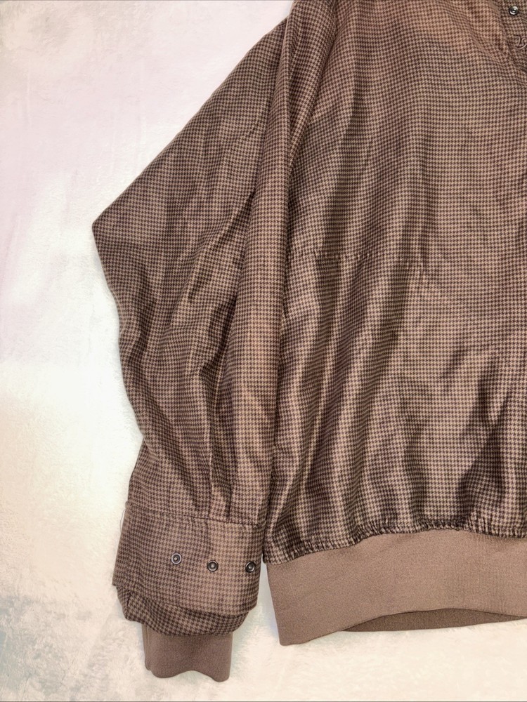 Zero restriction golf outerwear brown micro suede men’s medium 1/4 Snap pullover