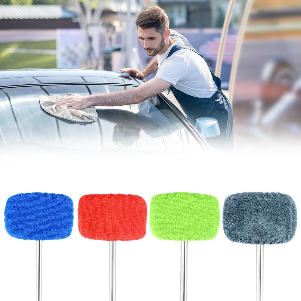 20 Pack Car Care Microfiber Cloths, Windshield Cleaner Microfiber Pads Replaceme