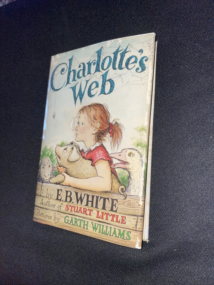 1952 - Charlotte's Web - HC DJ - E.B. White - in DJ protector