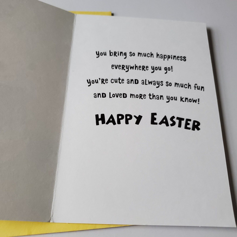 Greeting Card Easter Hallmark For a Great Kid at Easter Bunny with Chick