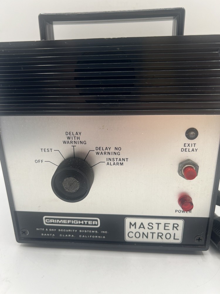 Vintage Master Control Night And Day Security Systems Crimefighter