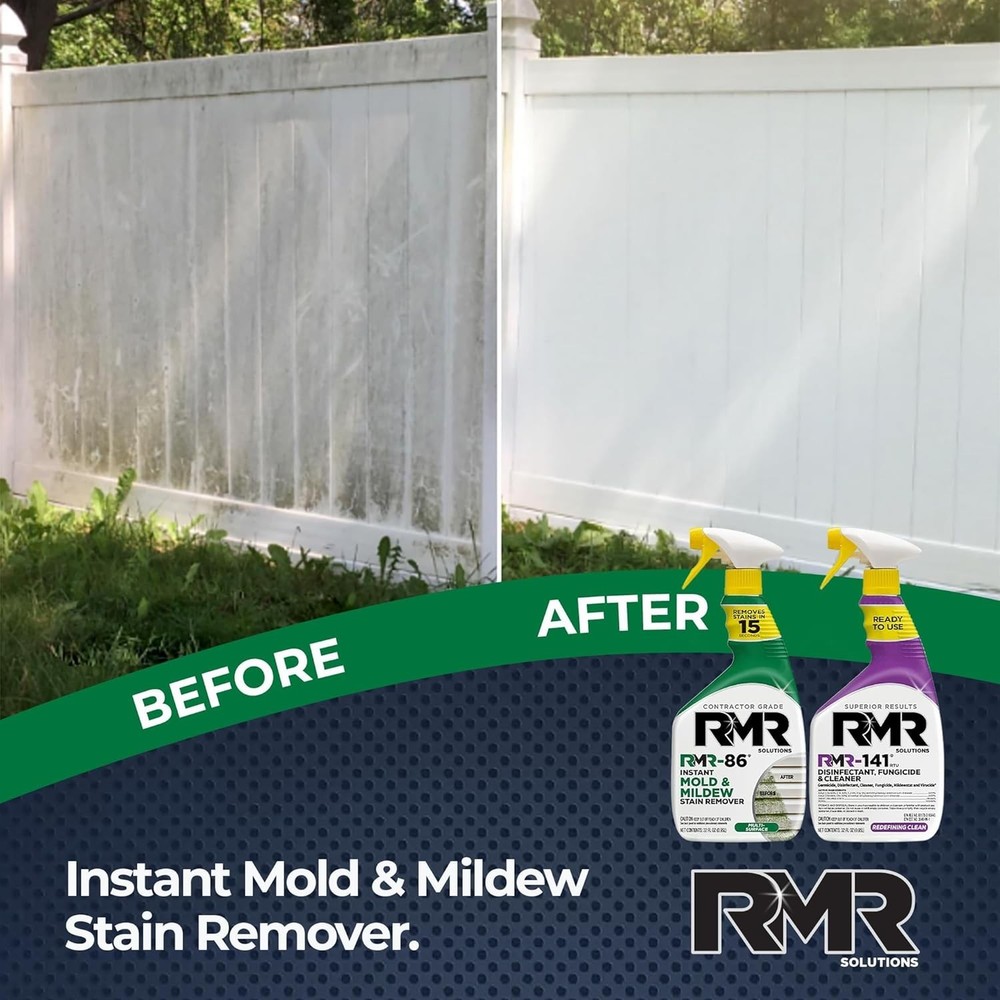 DIY Mold & Stain Remover Bundle, Complete Mold Killer & Mildew Prevention Kit...