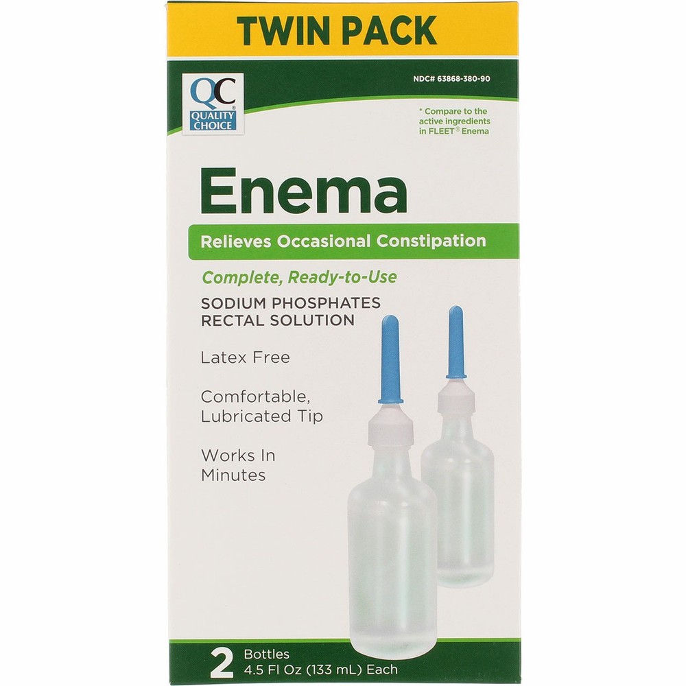 3 Pack Quality Choice Enema, 4.5 fl oz, 2 Ct