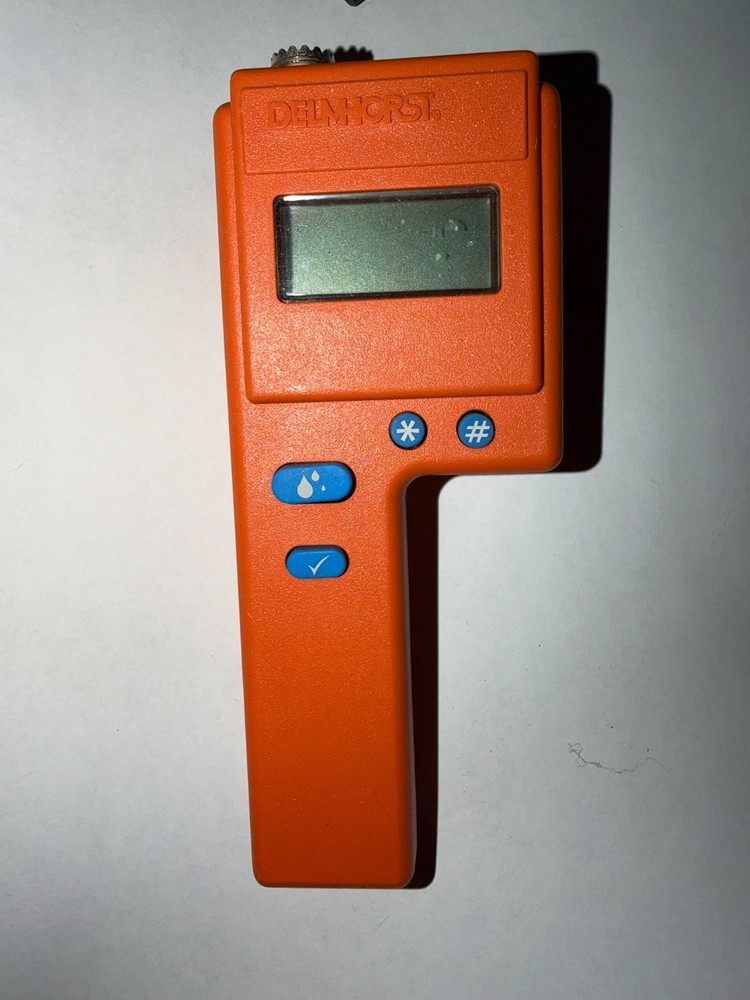 Delmhorst FX-2000 Hay Moisture Meter Tester – Unit Only – New Battery Installed