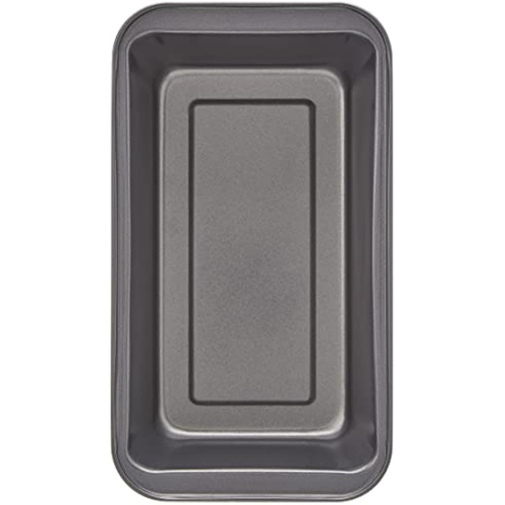 Amazon Basics Rectangular Nonstick Bread Loaf Pan for Baking Meatloaf with Even
