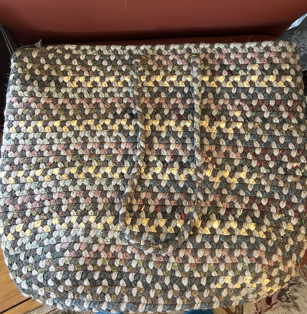 Large Braided Rug Bag/Sewing