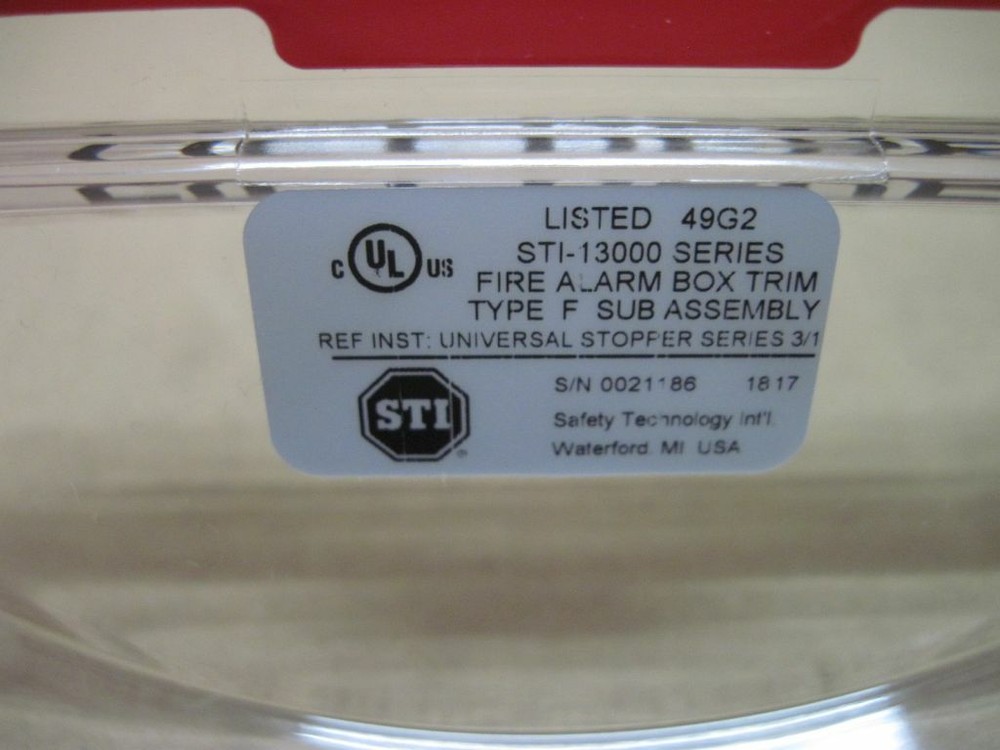 STI STI-13200NR Universal Stopper Surface Mount Red