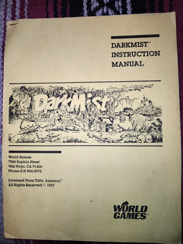 Darkmist Arcade Manual World Games