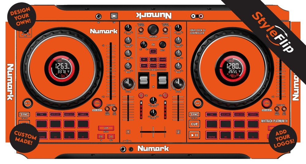 Numark Mixtrack Platinum FX Skin | Custom Design | Protective Decal | StyleFlip