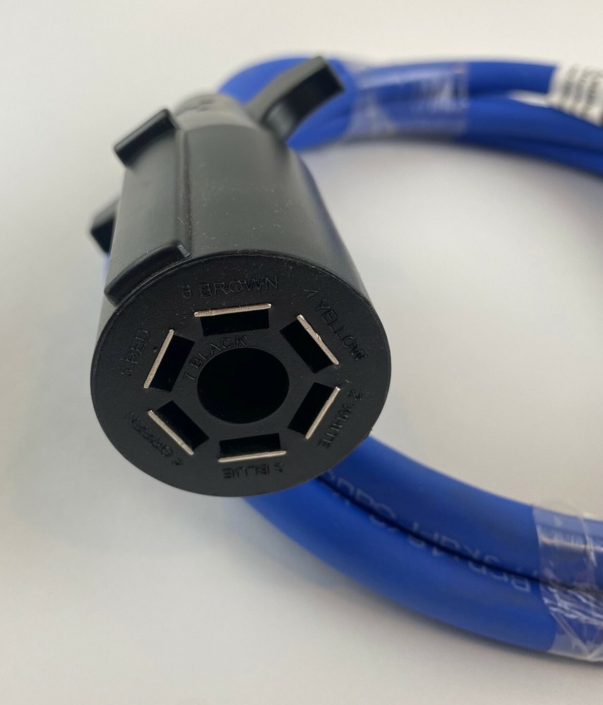 Load Trail 090257 Front Polar Cord 7-Way Plug for 14' - 20' Bumper Pull Trailer