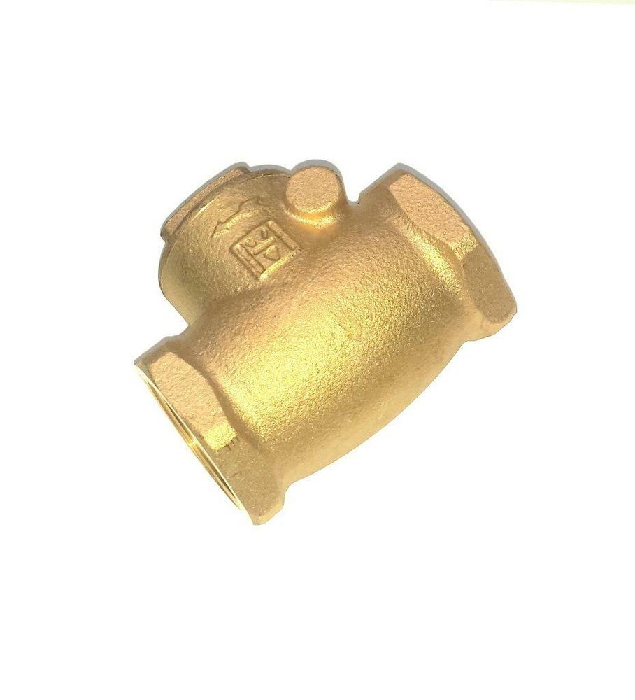 New Unbranded Brass Swing Gate Check Valve 1-1/2 NPT